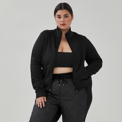 Women+ Active Fleece Jacket - Black