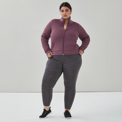 Women+ Active Fleece Jacket - Plum