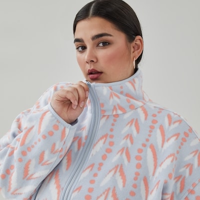 Women+ Active Microfleece Half-Zip Jacket - Pastel Blue