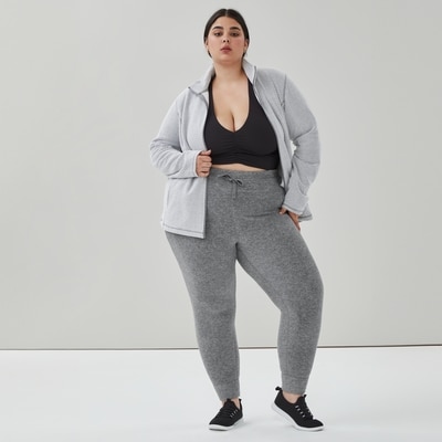 Women+ Active Stretch Slim Jogger - Dark Grey Mix