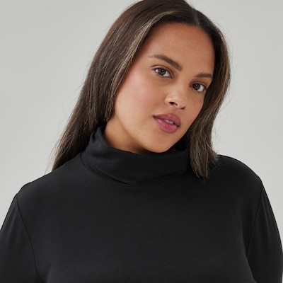 Women+ Slim Fit Turtleneck - JF Black