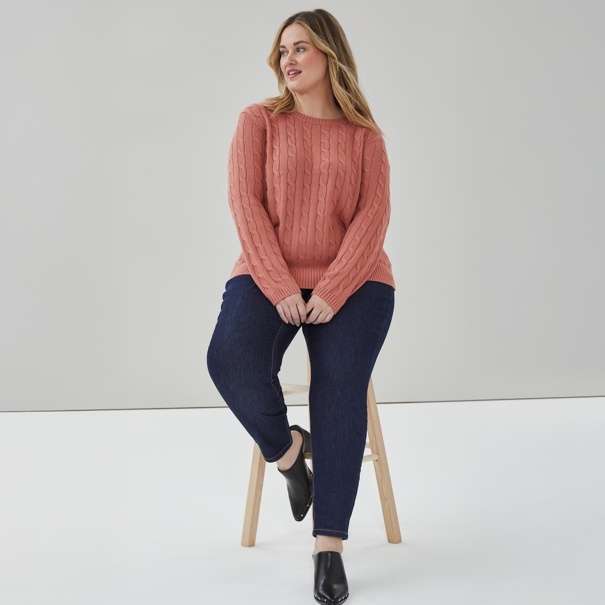 Joe Fresh Women+ Cable Knit Sweater 1 ea, $39.00/1ea