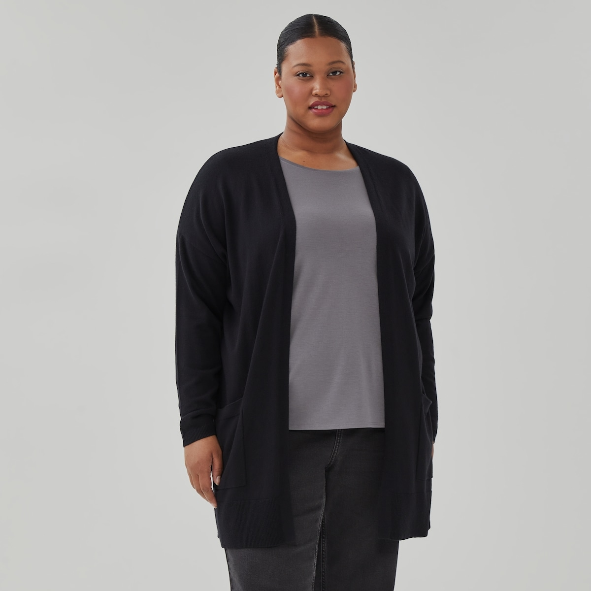 Women+ Cardigan - Jf Black