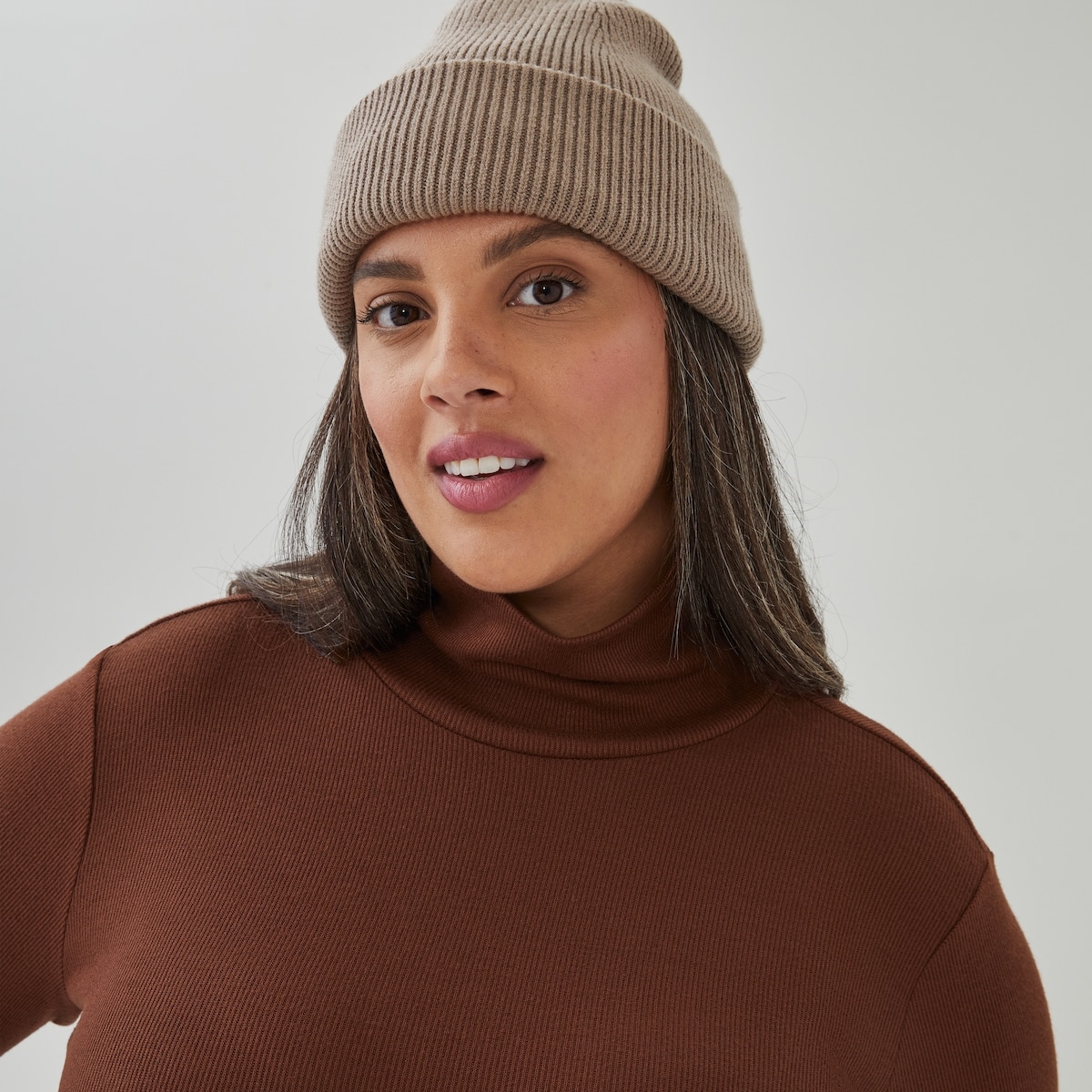 Women+ Ribbed Turtleneck