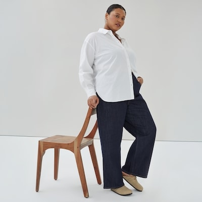 Joe Fresh Jean à jambe large délavé foncé Femmes+ 1 ea, 45,00 $/1ch