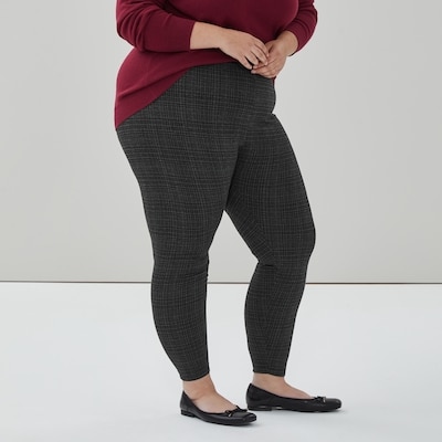 Women+ Textured Legging - Charcoal