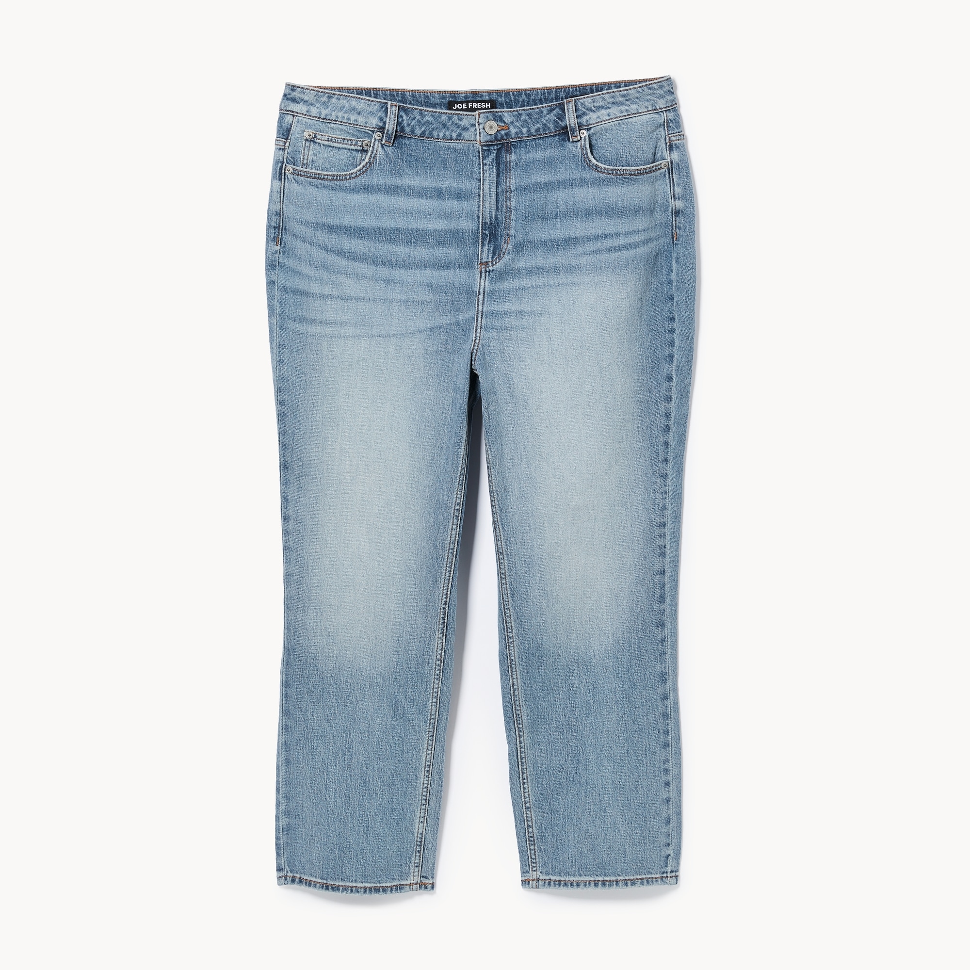 Women+ Medium Wash Slim Straight Jean