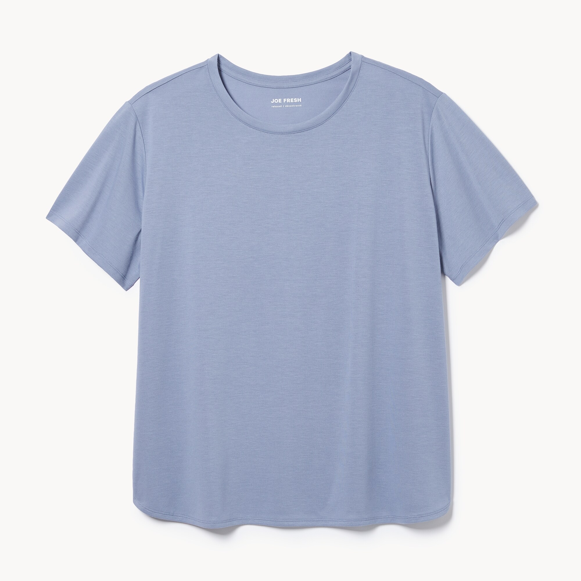 Women+ Relaxed T-Shirt in Dusty Blue from Joe Fresh
