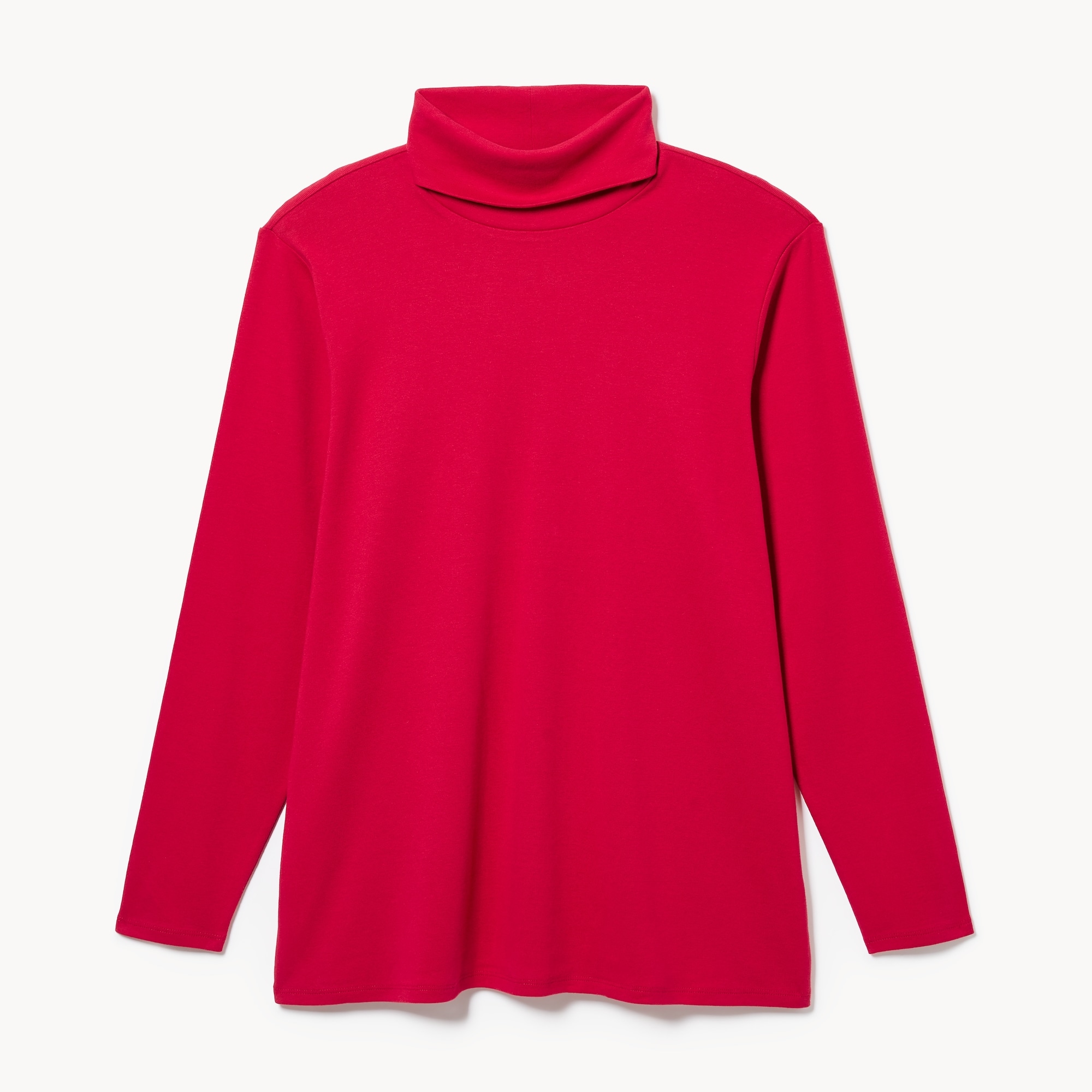 Women+ Organic Cotton Essential Turtleneck in Cherry Red from Joe