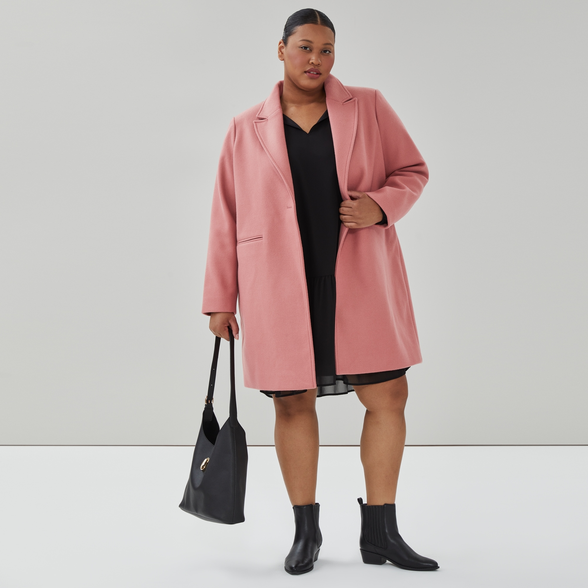 ジャケット・アウター MELTON INKJET ROSE PHOTO BIGCHESTER COAT MELTON INKJET ROSE PHOTO BIGCHESTER COAT