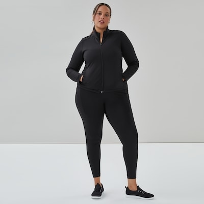 Women+ Active Cropped Slim Jacket - Black