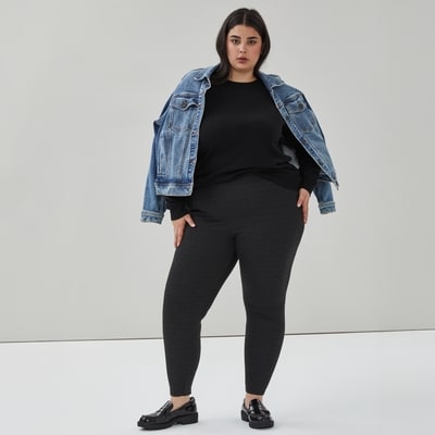 Legging texturé Femmes+ - Mélange De Gris