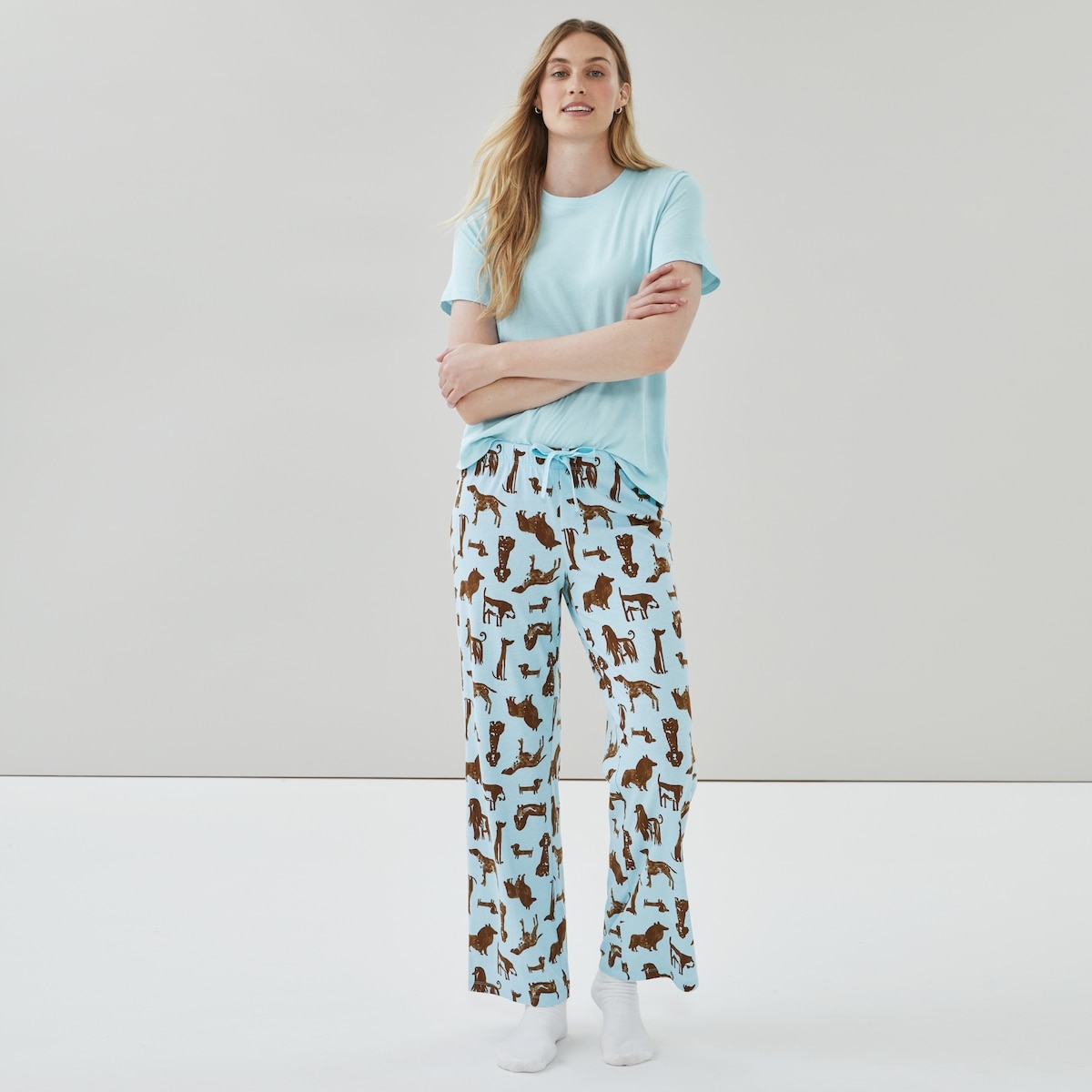 Pantalon de nuit en coton