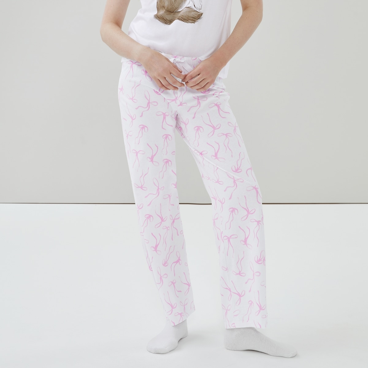 Cotton Sleep Pant - Pink