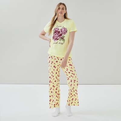 Cotton Sleep T-Shirt - Bright Yellow