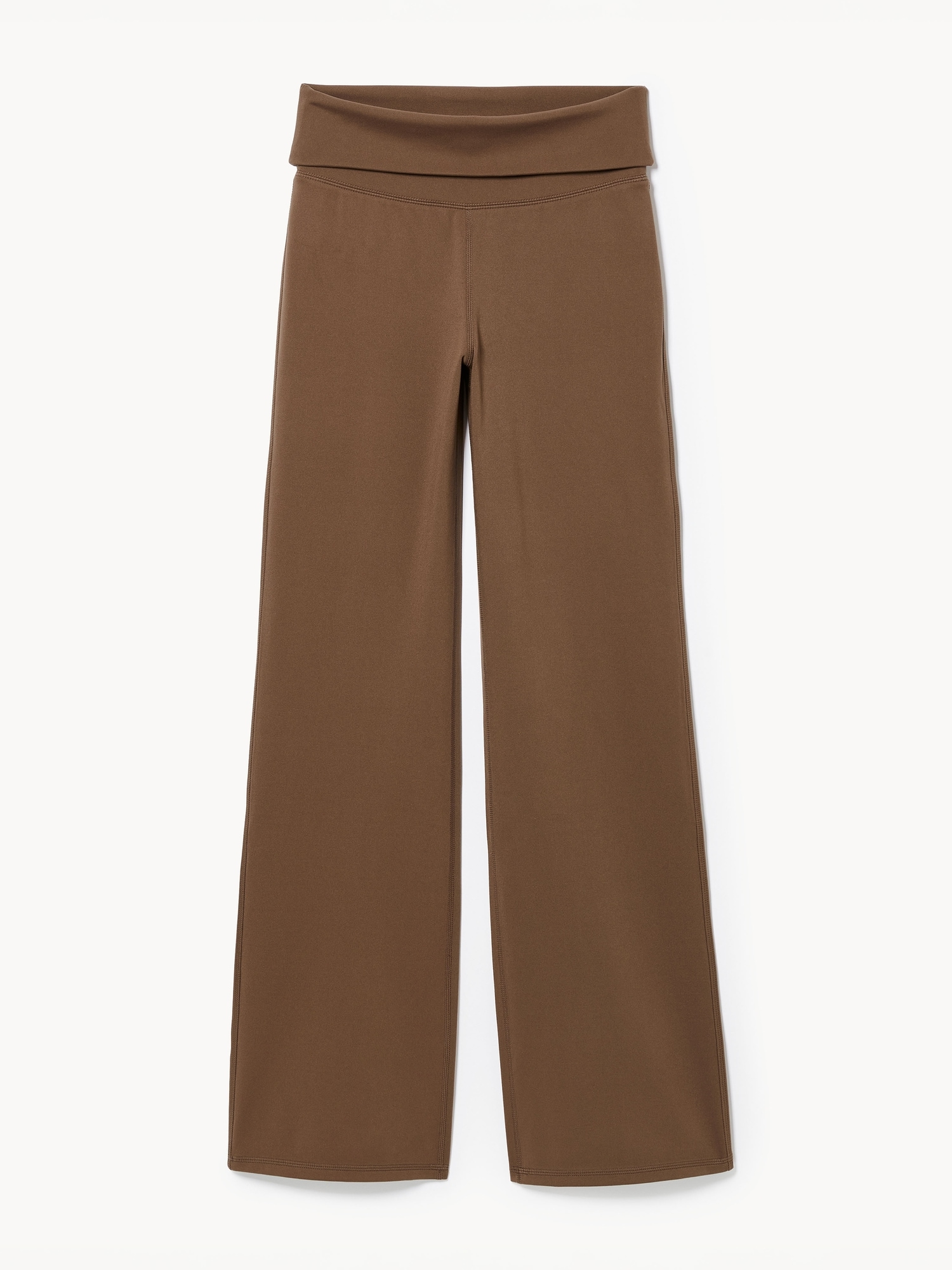 Active Balance Folded Waist Pant in Brown from Joe Fresh