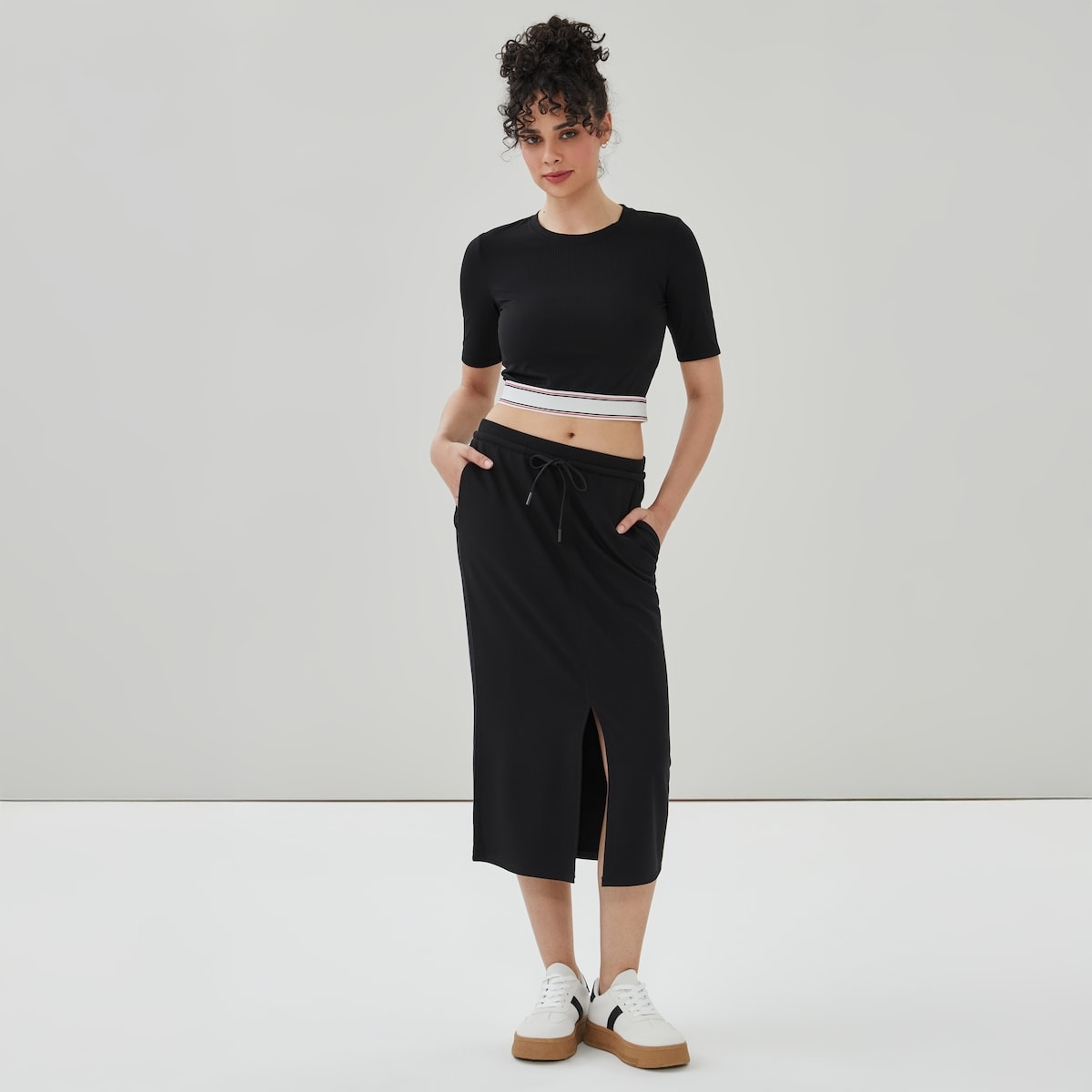 Active Terry Midi Skirt