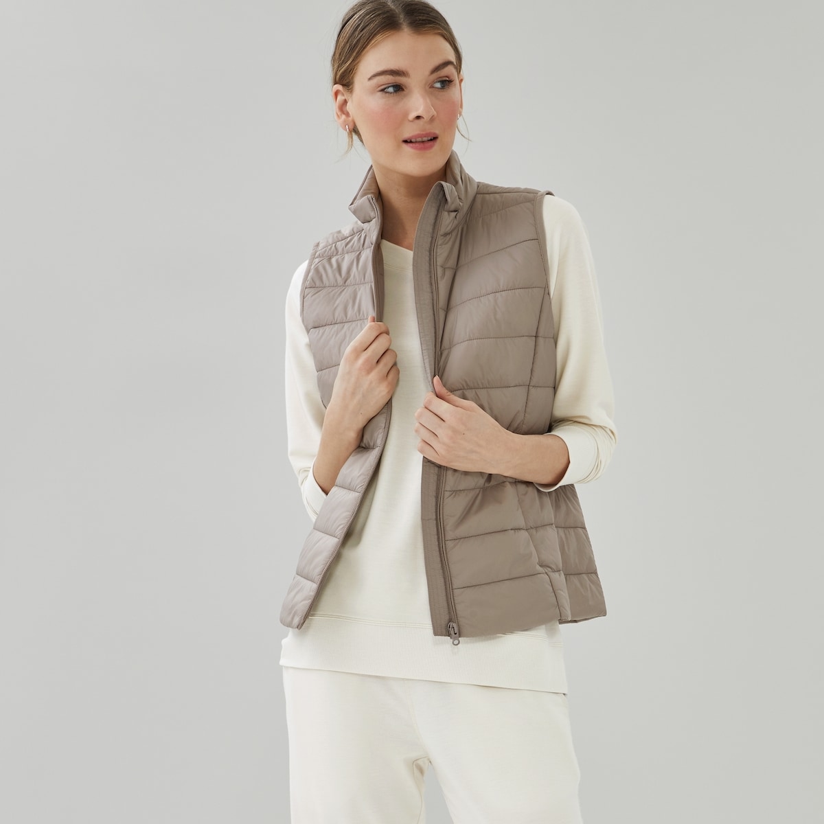 Veste matelasse en PrimaLoftMD - Brun Ple