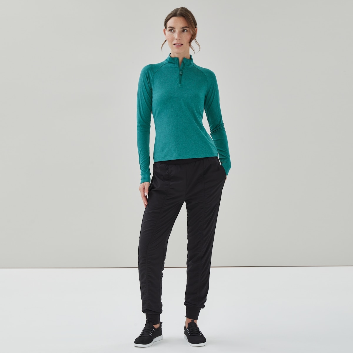 Haut sport  manches longues - Bleu Sarcelle