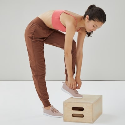 Active Four-Way Stretch Ruched Pant - Brown