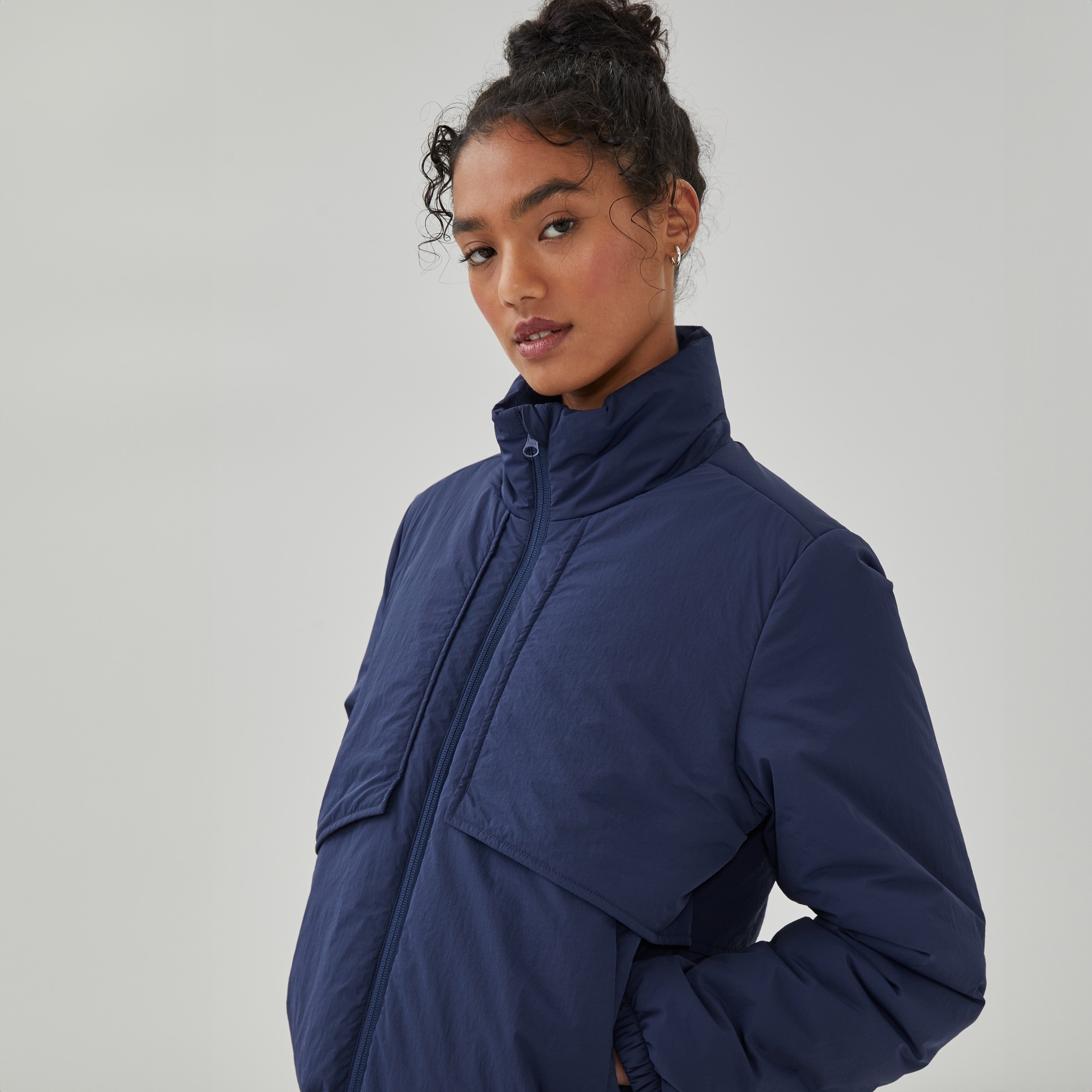 Insulated Jacket in Navy from Joe Fresh