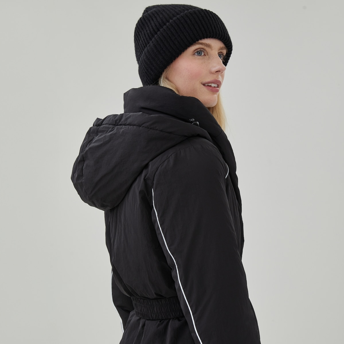 Belted Puffer Jacket
