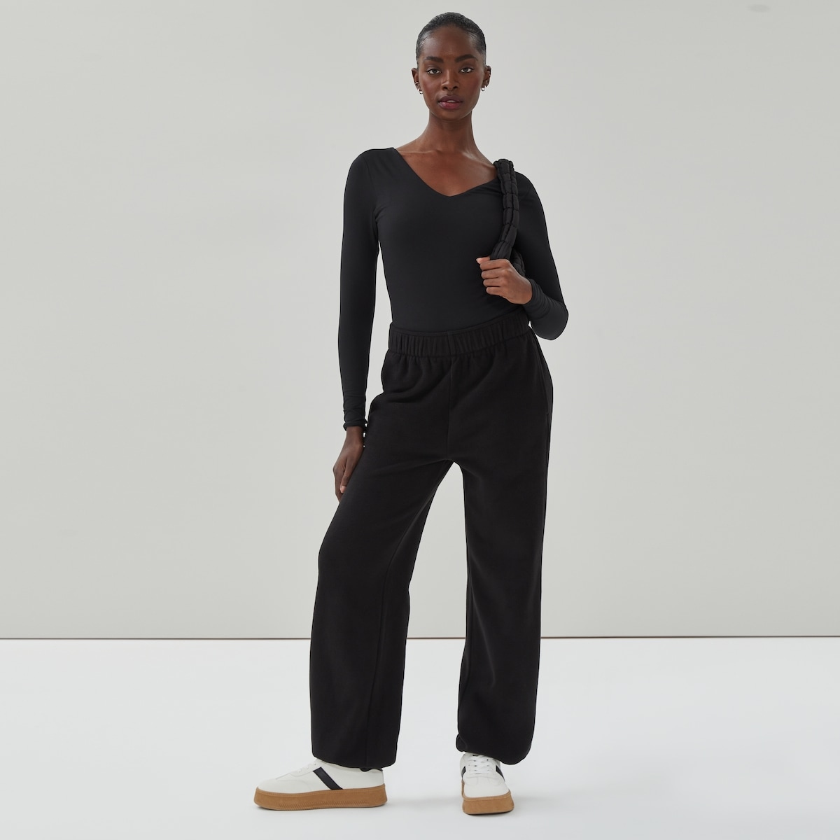 Pantalon de jogging sport extensible - Noir