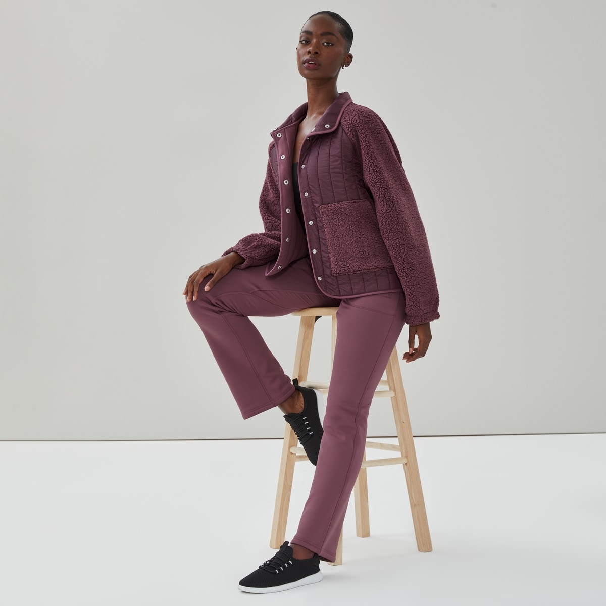 Joe Fresh Active Textured Shacket 1 ea, $59.00/1ea