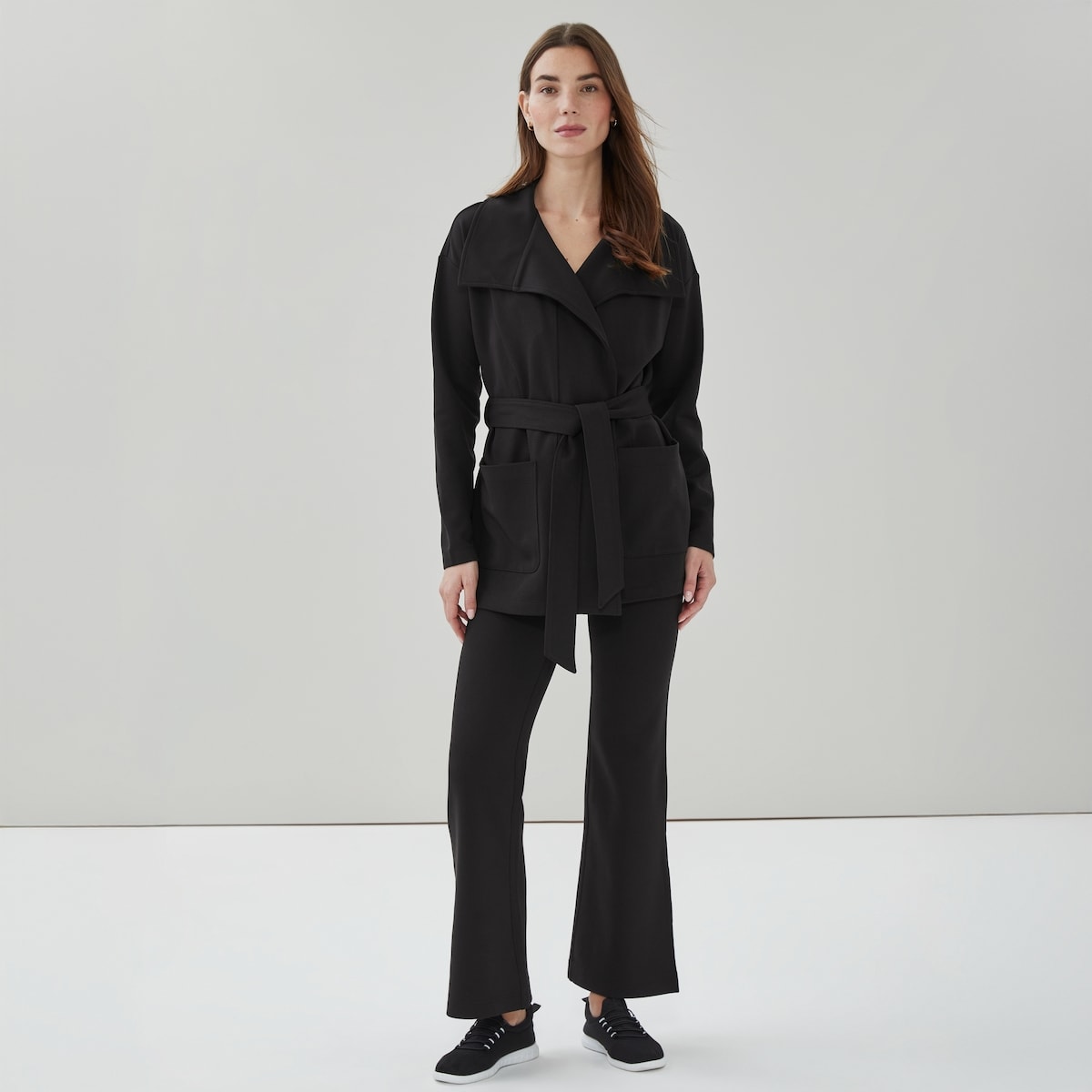 Cardigan sport chaud - Noir