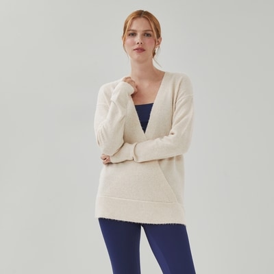 Wrap Sweater - Oatmeal