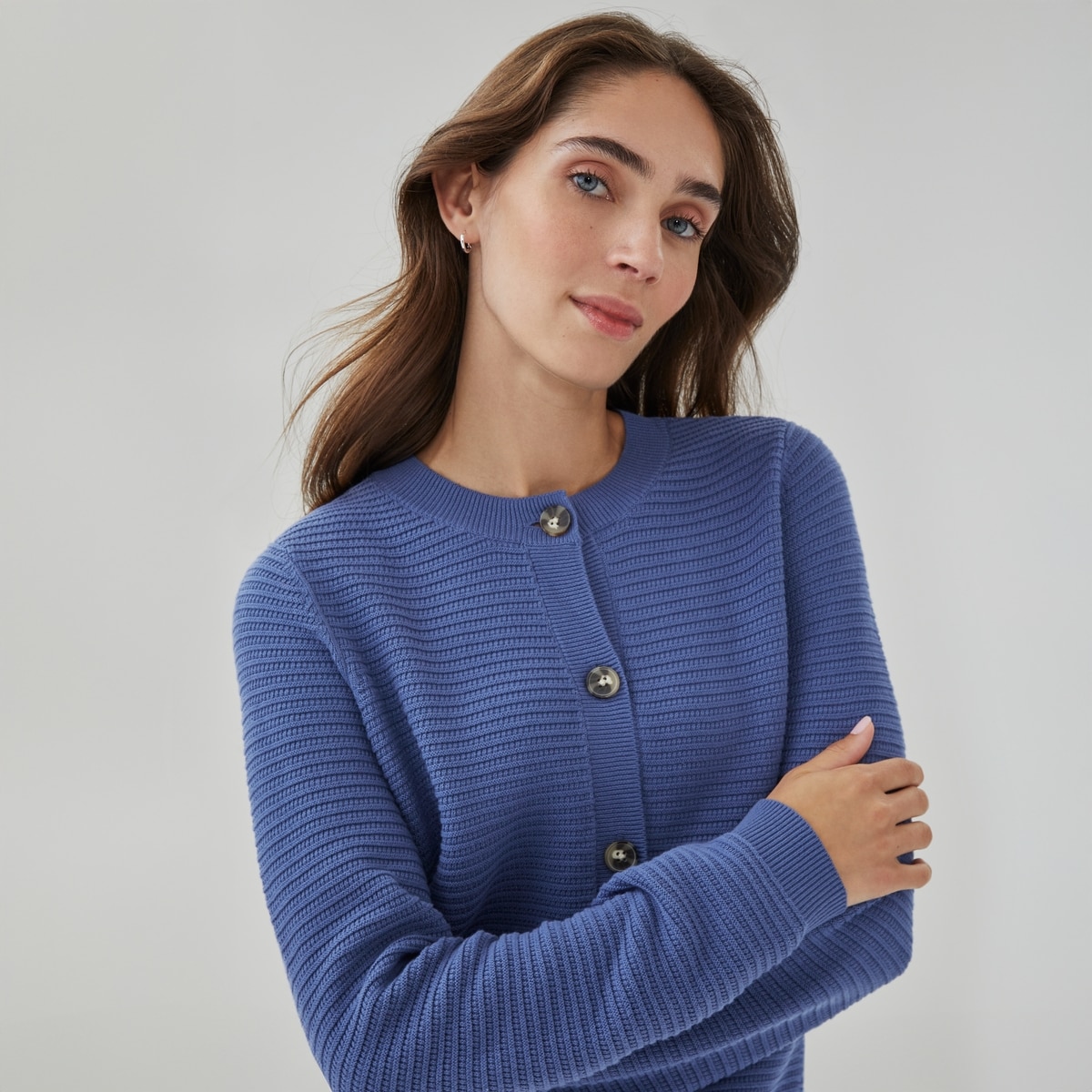Joe Fresh Button-Up Cropped Cardigan 1 ea, $45.00/1ea