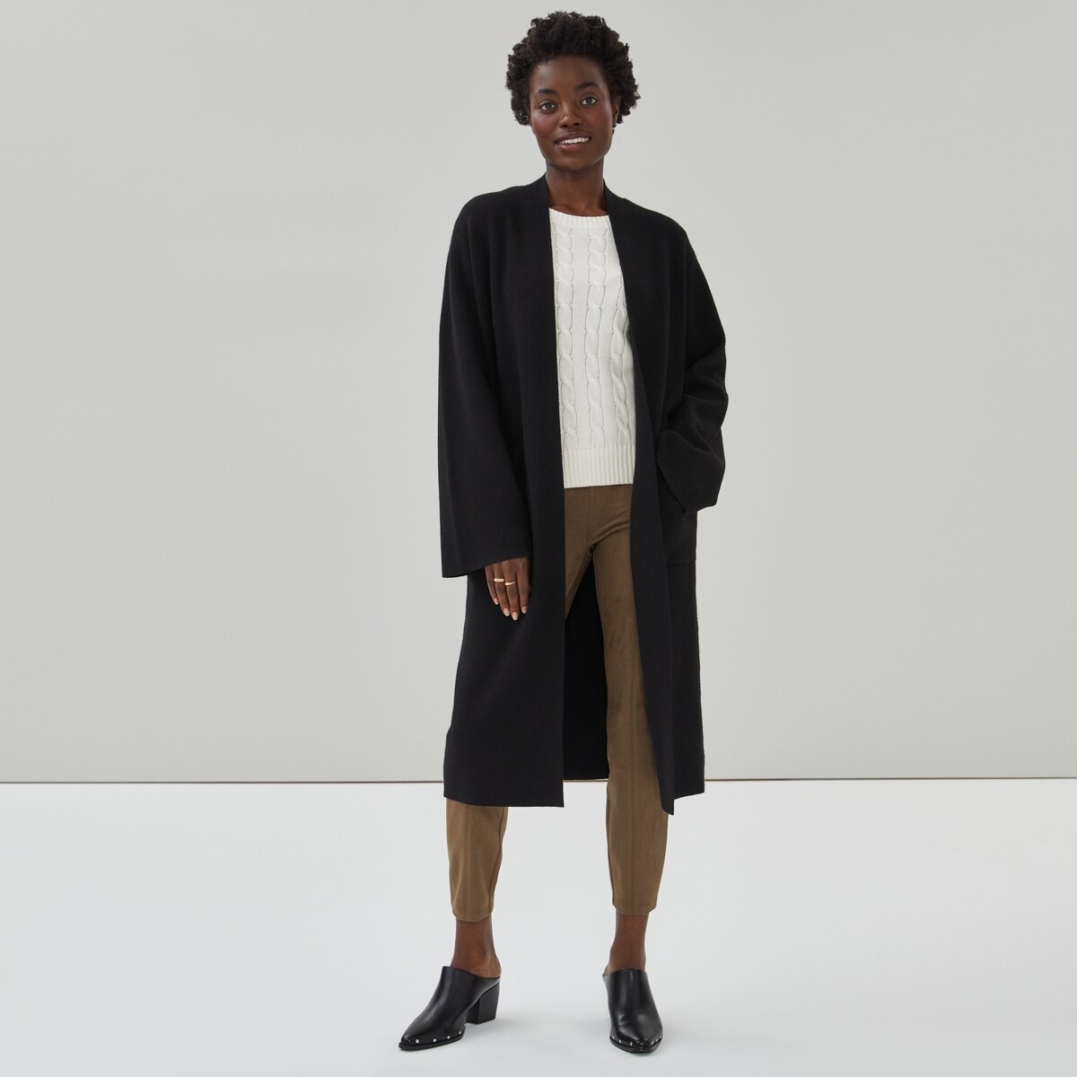 Long Cardigan - Jf Black