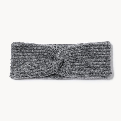 Twist Headband - Charcoal Melange