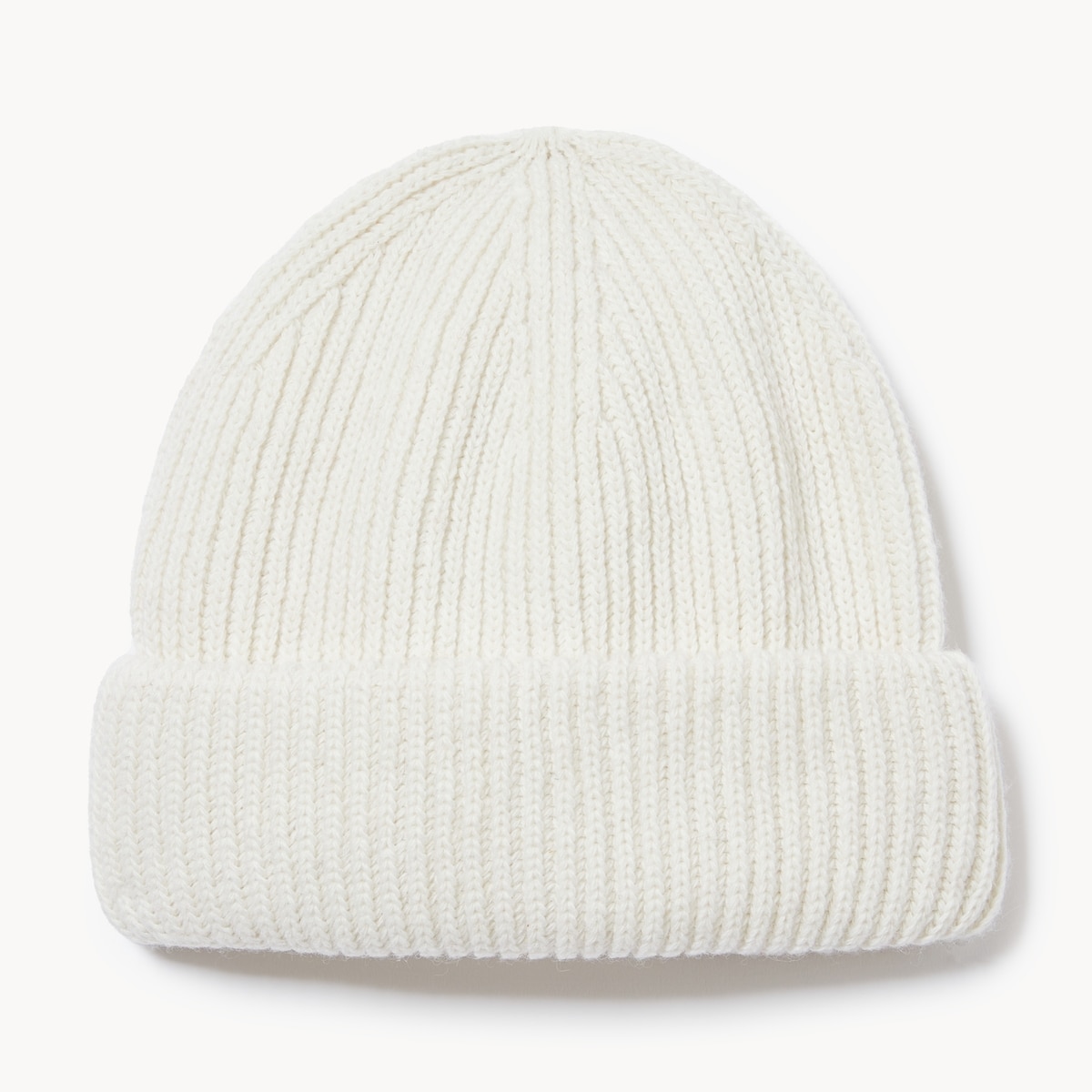 Ribbed Knit Toque - Cream