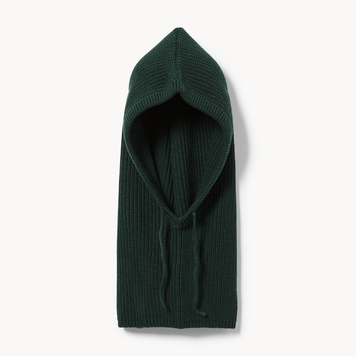 Ribbed Snood - Dark Green