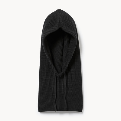 Ribbed Snood - Black