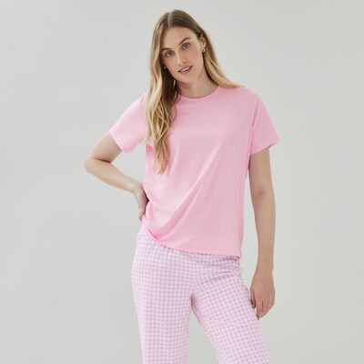 Cotton Sleep T-Shirt - Light Pink