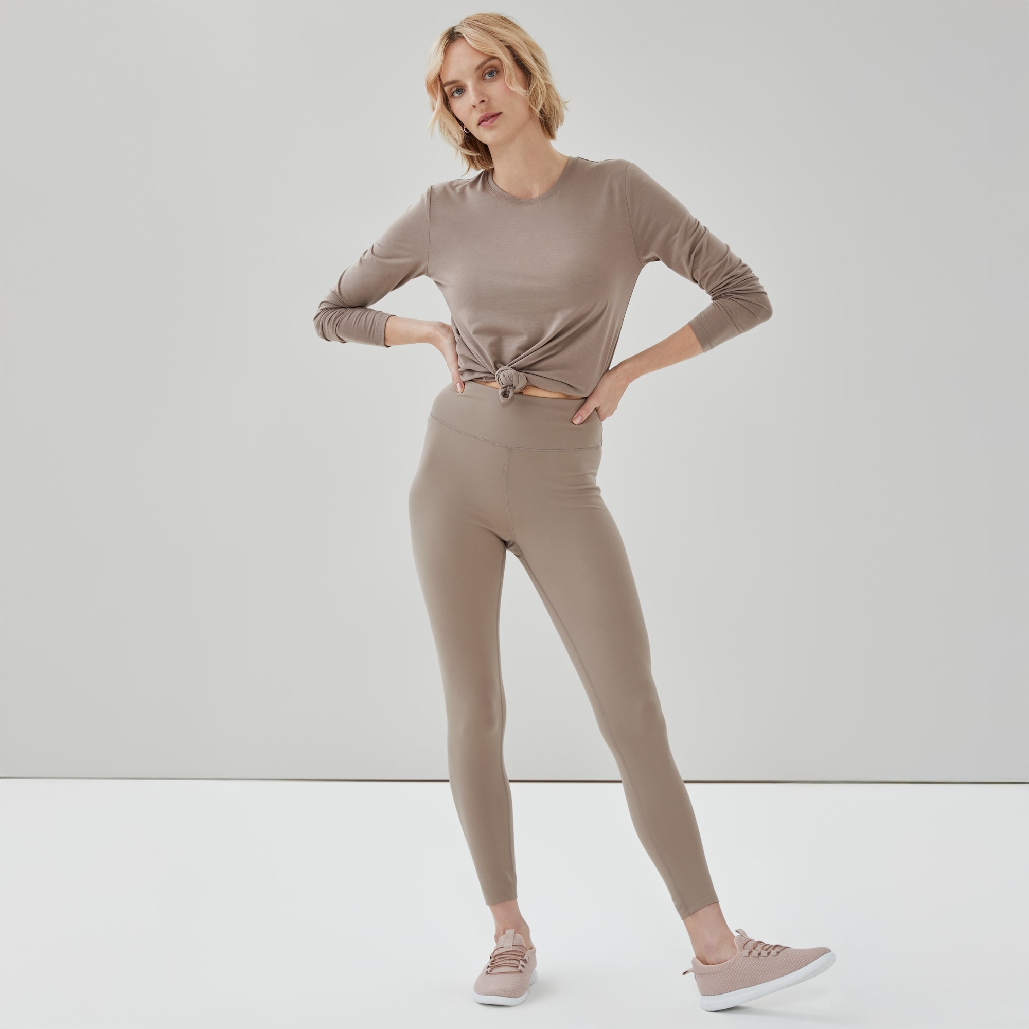 【完売】Lift & Flow Wide Leggings / 亜麻色beige 完売】Lift & Flow Wide Leggings / 亜麻色beige Lift & Flow Wide