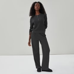 Joe Fresh Waffle Henley Pullover 1 ea, $35.00/1ea