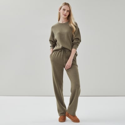 Knit Jogger - Dark Olive