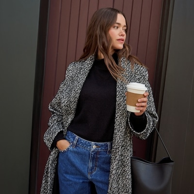 Joe Fresh Paletot d’auto texturé à col châle 1 ea, 99,00 $/1ch