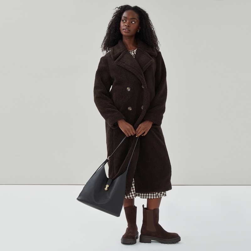 Joe Fresh Faux Fur Oversized Coat - 1 ea | Dominion Stores of