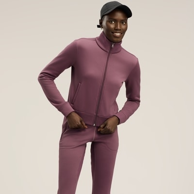 Active Fleece Jacket - Plum