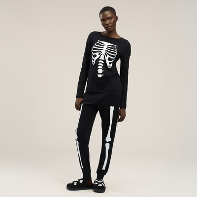 Skeleton Sleep Set - Black