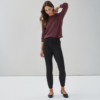Legging en similisuède - Noir JF