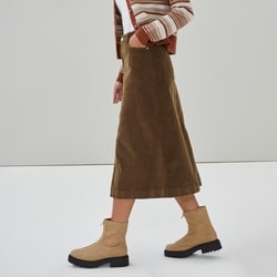 Joe Fresh Jupe midi en velours côtelé 1 ea, 45,00 $/1ch