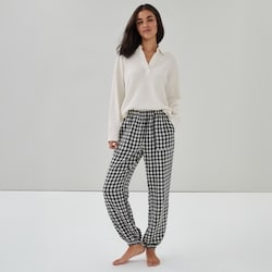Joe Fresh Pantalon de jogging de nuit à carreaux en gaze 1 ea, 26,00 $/1ch