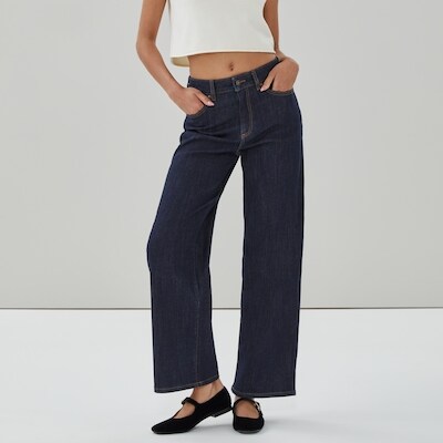 Joe Fresh Jean à jambe large délavé foncé 1 ea, 35,00 $/1ch