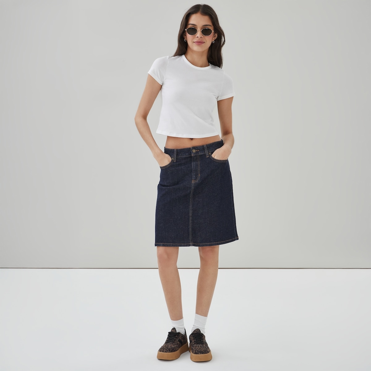 Classic Denim Skirt