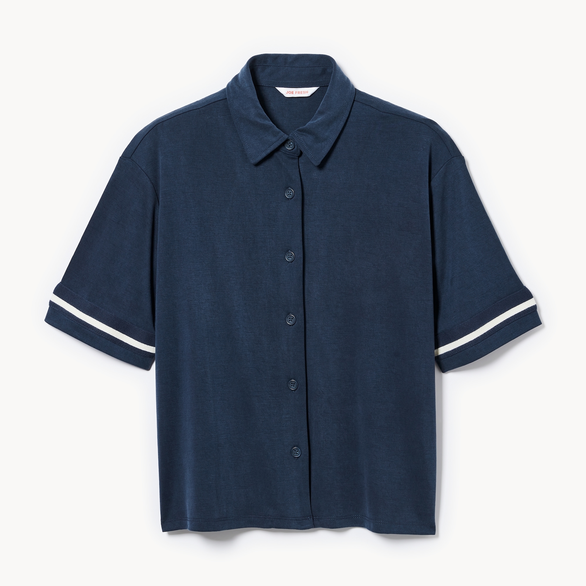 Button-Up Top in Navy from Joe Fresh